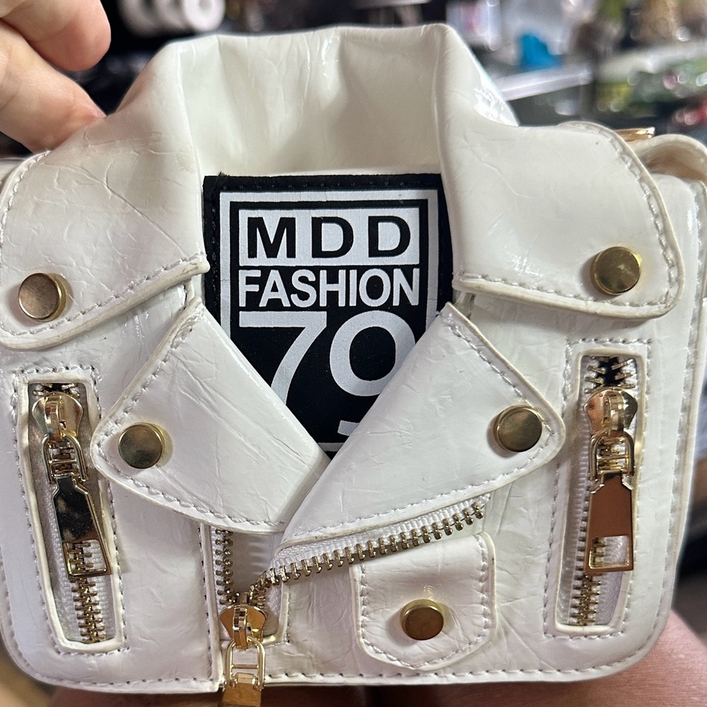 White Mini Jacket Bag